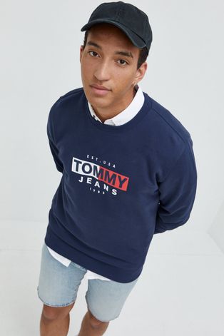 Βαμβακερή μπλούζα Tommy Jeans