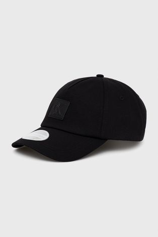 Βαμβακερό καπέλο Calvin Klein Jeans χρώμα: μαύρο