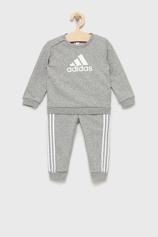Детский спортивный костюм adidas цвет серый