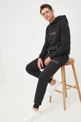 Tommy Hilfiger dres bawełniany męski kolor czarny