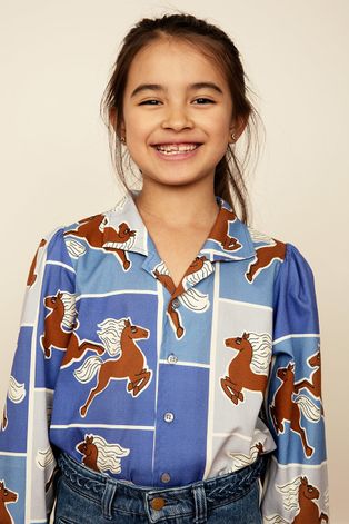 Detská bavlnená košeľa Mini Rodini