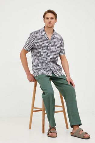 Košulja s dodatkom lana Tiger Of Sweden za muškarce, relaxed