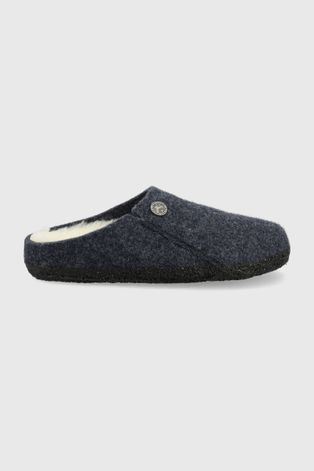 Dječje vunene papuče Birkenstock boja: tamno plava