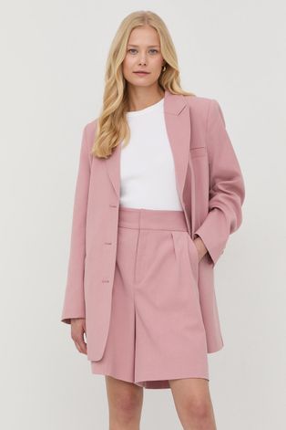 Σακάκι Gestuz χρώμα: ροζ