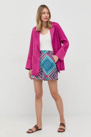 Піджак MAX&Co. колір рожевий однобортний однотонна