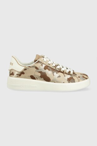 Sneakers boty Guess Rockie zlat barva