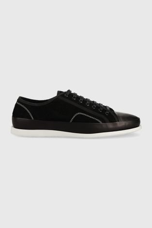 Δερμάτινα αθλητικά παπούτσια PS Paul Smith Glover χρώμα: μαύρο