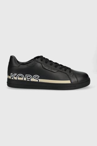 Michael Kors sneakersy skórzane Keating kolor czarny