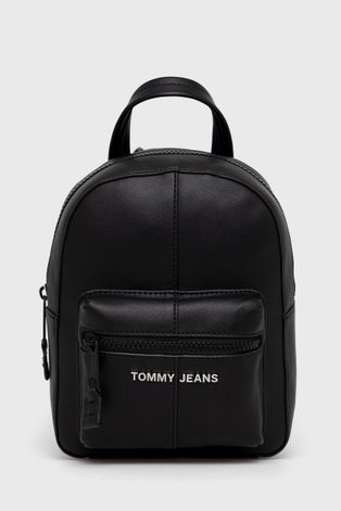 Tommy Jeans plecak damski kolor czarny mały gładki