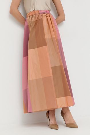 Suknja MAX&Co. boja: ružičasta, maxi, širi se prema dolje