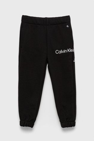 Calvin Klein Jeans spodnie dresowe bawełniane dziecięce IU0IU00323.9BYY