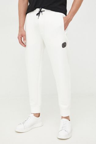Emporio Armani spodnie dresowe męskie kolor biały