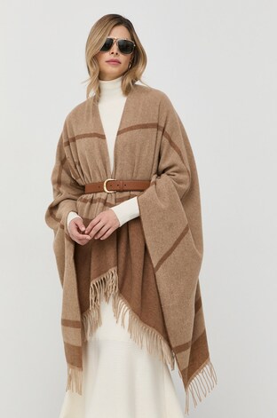 Vlněné pončo Max Mara Leisure