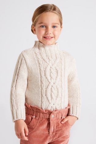 Детский свитер Mayoral цвет бежевый