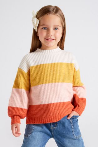 Детский свитер Mayoral цвет оранжевый