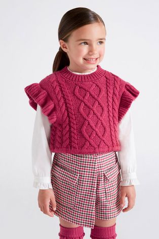 Детский свитер Mayoral цвет розовый