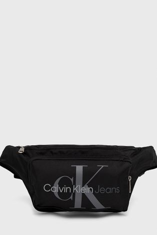 Сумка на пояс Calvin Klein Jeans колір чорний