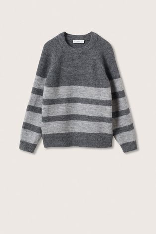 Дитячий светр Mango Kids колір сірий