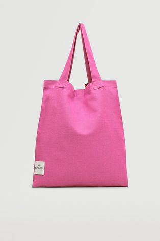 Чанта Mango Again в розово