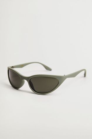 Сонцезахисні окуляри Mango KYTE жіночі колір зелений
