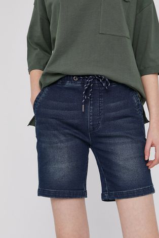 Szorty damskie jeansowe granatowe