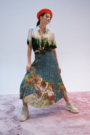 Spódnica Eviva L'arte damska wzorzysta multicolor