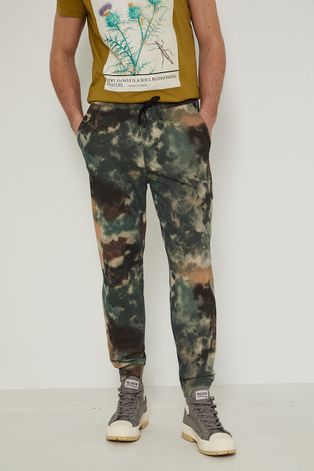 Spodnie dresowe męskie wzorzyste multicolor