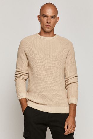 Sweter męski beżowy