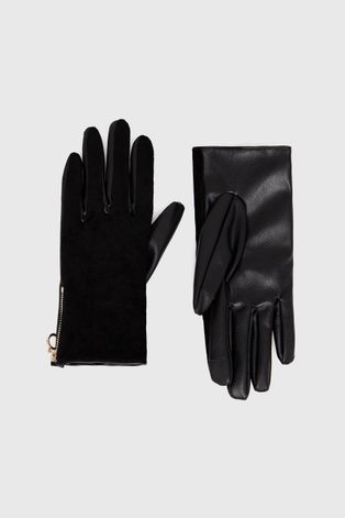 Rękawiczki ocieplane damskie czarne