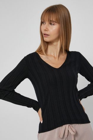 Sweter damski Basic czarny