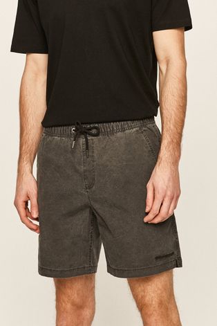 Kratke hlače Quiksilver za muškarce, boja: crna