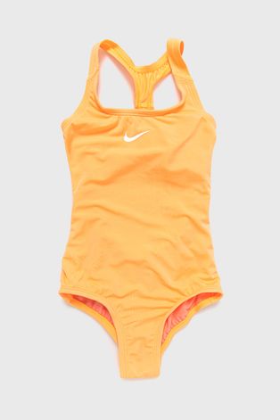 Дитячий купальник Nike Kids колір помаранчевий