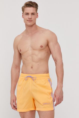 Kratke hlače za kupanje adidas Originals boja: narančasta