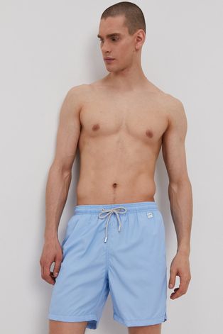 Kratke hlače za kupanje MC2 Saint Barth boja: plava