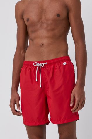Kratke hlače za kupanje MC2 Saint Barth boja: crvena