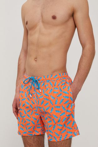 Kratke hlače za kupanje MC2 Saint Barth boja: narančasta