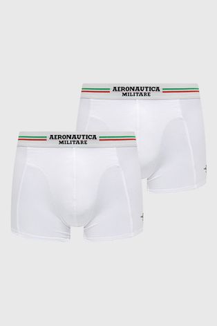 Боксери Aeronautica Militare (2-pack) чоловічі колір білий