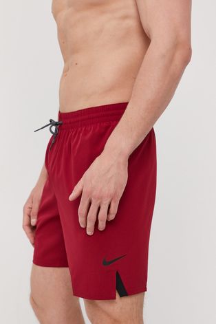 Плувни шорти Nike в червено