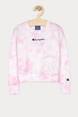 Champion Bluza dziecięca kolor różowy wzorzysta