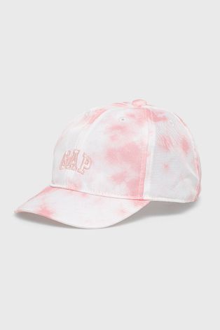 Dětska čepice GAP růžová barva, vzorovaná