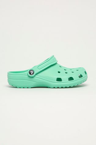 Pantofle Crocs dámské, zelená barva