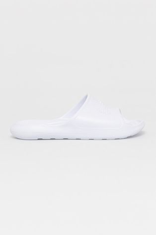 Pantofle Nike Sportswear dámské, bílá barva