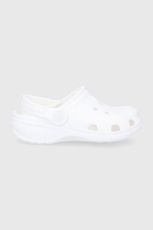 Dětské pantofle Coqui bílá barva