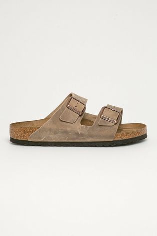 Birkenstock - Semišové pantofle Arizona Nu
