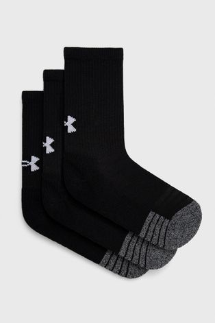 Ponožky Under Armour (3-pack) čierna farba