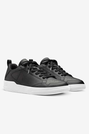 Шкіряні черевики Arkk Copenhagen колір чорний на плоскому ходу