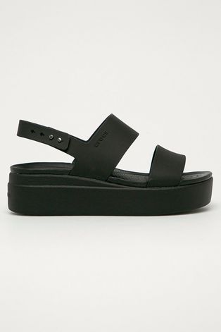 Sandale Crocs za žene, boja: crna
