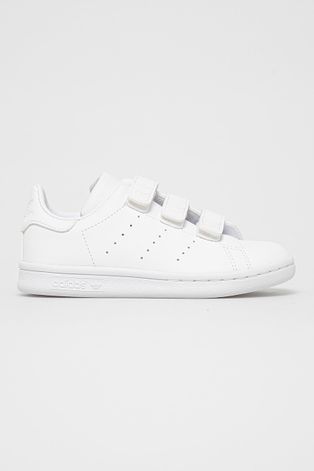 Dětské boty adidas Originals Stan Smith bílá barva