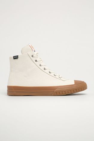 Πάνινα παπούτσια Camper Camaleon ανδρικά, χρώμα: άσπρο