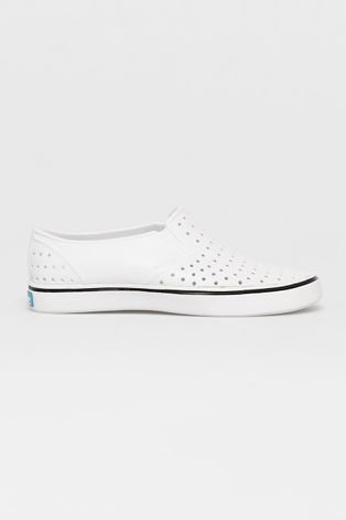 Πάνινα παπούτσια Native ανδρικά, χρώμα: άσπρο